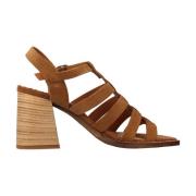 High Heel Sandals Mtng , Brown , Dames