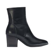 Klassieke Western Stijl Enkellaars Wonders , Black , Dames