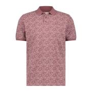 Rode poloshirt met korte mouwen State of Art , Red , Heren