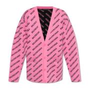 Loszittende cardigan Balenciaga , Pink , Dames