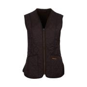 Geüpdate Betty Gilet met Fleece Voering Barbour , Brown , Dames