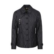 Light Jackets Burberry , Black , Dames