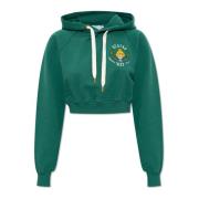 Crop hoodie Casablanca , Green , Dames