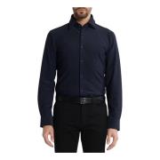 Blauwe P-Hank-Kent Overhemd Hugo Boss , Blue , Heren