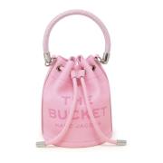 Roze Leren Mini Bucket Schoudertas Marc Jacobs , Pink , Dames