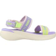 Flat Sandals Puma , Purple , Dames