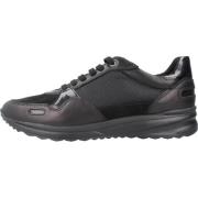 Stijlvolle Airell A Sneakers voor Vrouwen Geox , Black , Dames