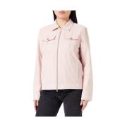 Stijlvol Lichtgewicht Kort Jack Geox , Pink , Dames