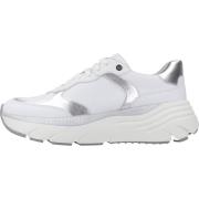 Stijlvolle Ademende Sneakers Geox , White , Dames