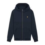 Vest- LS Softshell Jersey ZIP Hoodie Lyle & Scott , Blue , Heren