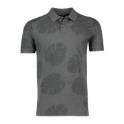 Grijze Polo Shirt met Print Camel Active , Gray , Heren