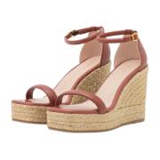 Moderne Espadrille Sleehak in Cardamom Stuart Weitzman , Brown , Dames