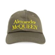 Baseballpet Alexander McQueen , Green , Heren