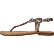 Stijlvolle Platte Sandalen voor Vrouwen Gioseppo , Gray , Dames