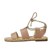 Stijlvolle Platte Sandalen Geox , Brown , Dames