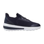 Stijlvolle Casual Sneakers voor Mannen Geox , Blue , Heren