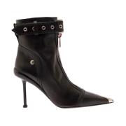 Zwarte gesp laars Alexander McQueen , Black , Dames