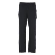 Zwarte Katoenen Broek met Elastische Taille Ermenegildo Zegna , Black ...