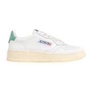 Witte Sneakers met Groen Detail Autry , White , Dames