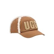 Bonded Fleece Baseball Cap UGG , Brown , Dames