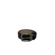 Pre-owned Leather belts Chanel Vintage , Black , Dames