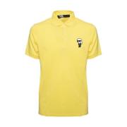 Gele Tokidoki Polo T-Shirt Karl Lagerfeld , Yellow , Heren