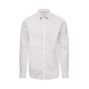 Slim Fit Overhemd met Bedrukt Logo Neil Barrett , White , Heren