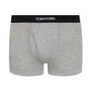 Boxershorts met logo Tom Ford , Gray , Heren