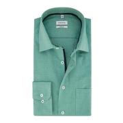 Groene Shirtjurk van Katoen Seidensticker , Green , Heren