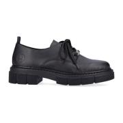 Zwarte Gesloten Loafers voor Dames Rieker , Black , Dames