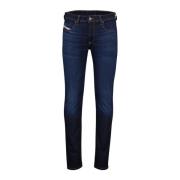 Blauwe Denim 5-Pocket Jeans Diesel , Blue , Heren