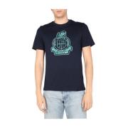 T-Shirt Ballantyne , Blue , Heren