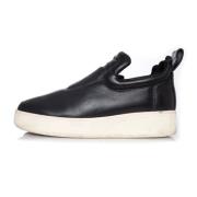 Pre-owned leather slip on sneakers Celine Vintage , Black , Dames