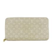 Pre-owned Canvas wallets Louis Vuitton Vintage , Beige , Dames