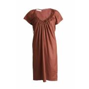 Pre-owned Polyester dresses Stella McCartney Pre-owned , Brown , Dames