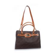 Canvas monogram shopper Michael Kors Pre-owned , Brown , Dames