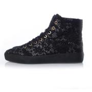 Pre-owned Fabric sneakers Chanel Vintage , Black , Dames