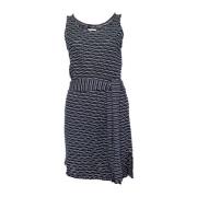 Pre-owned dress Chanel Vintage , Blue , Dames