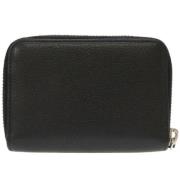 Pre-owned Leather wallets Dior Vintage , Black , Dames