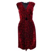 Tweedehands Dres Prada Vintage , Red , Dames