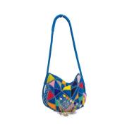 Pre-owned Suede shoulder-bags Emilio Pucci Pre-owned , Blue , Dames