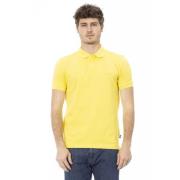 Stijlvol Geborduurd Poloshirt Baldinini , Yellow , Heren