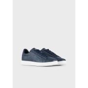 Klassieke CC Heren Sneaker Stijlvol Comfort Emporio Armani EA7 , Blue ...