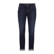 Konor Skinny Fit Jeans - Donkere Wing Dondup , Blue , Heren