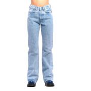 Rechte jeans A21Amd007D4351777 Amish , Blue , Dames