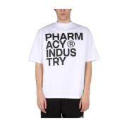 Logo Print T-Shirt Pharmacy Industry , White , Heren