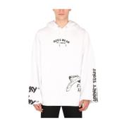 Hoodie Gcds , White , Heren