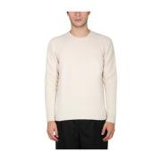 Wool Jersey. Drumohr , White , Heren