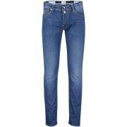 Blauwe Denim 5-Pocket Jeans Tramarossa , Blue , Heren