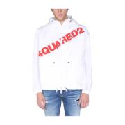 Hoodie Dsquared2 , White , Heren